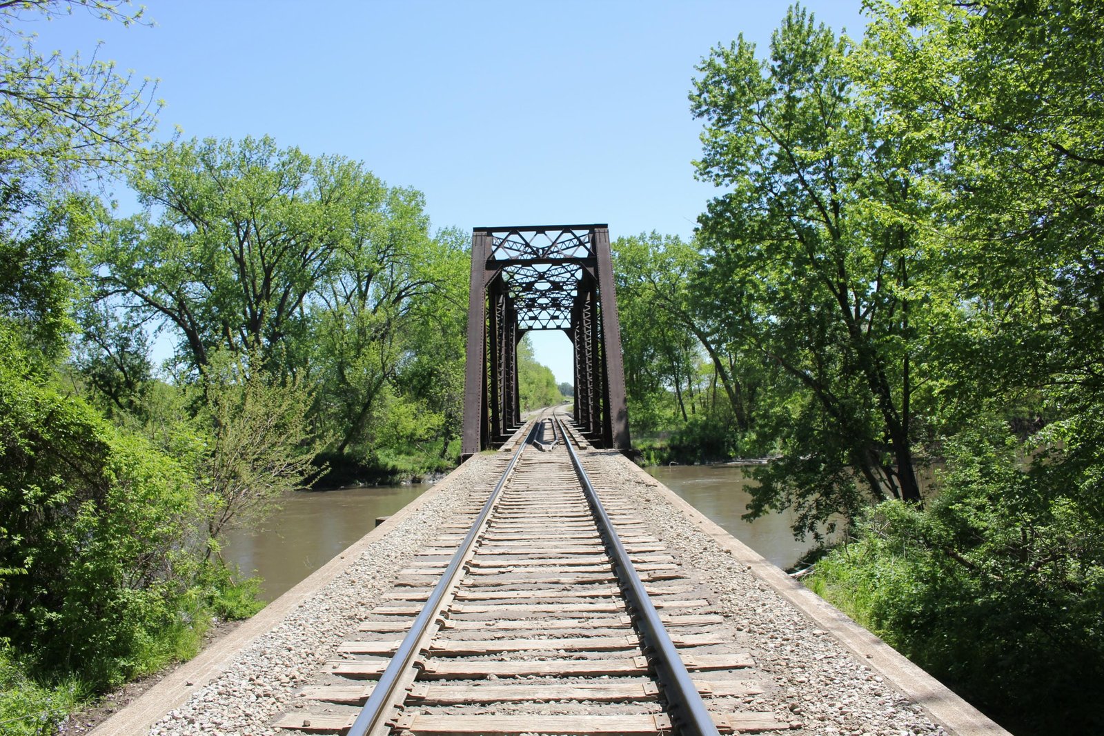 Looking east